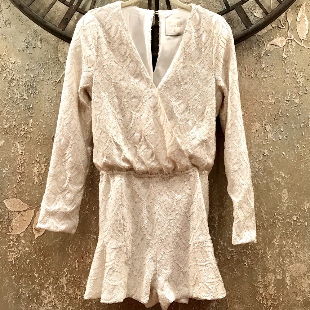 Sequin Romper by Line & Dot